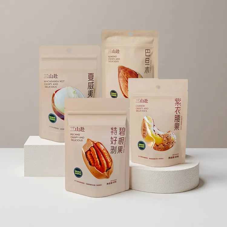 坚果零食组合碧根果巴旦木夏威夷果紫衣腰果孕妇零食袋装383g