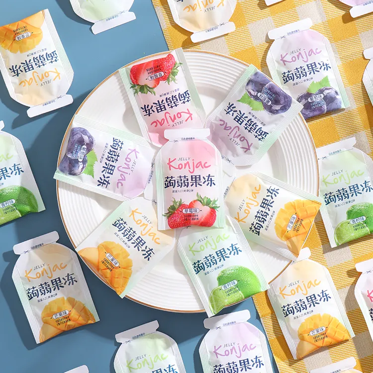 【发一千克】 清爽可吸Q弹果味果冻 零食小吃  蒟蒻果冻