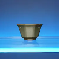 【见山烧】见山烧官窑八方杯