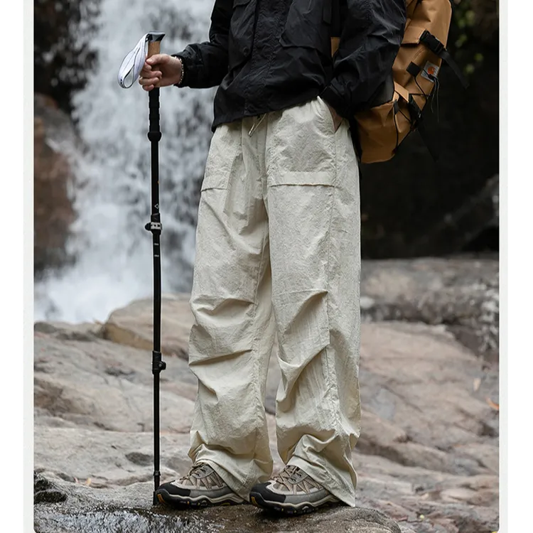 「机能风 软壳工装裤」轻户外三防男女户外通勤休闲宽松直筒长裤