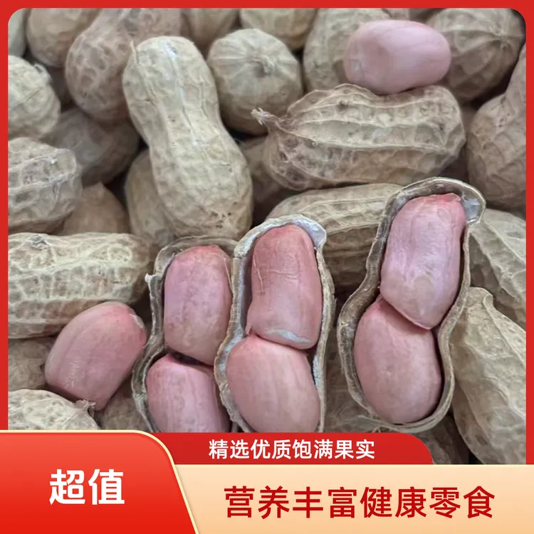 2025年新鲜晒干带壳白沙生花生果
