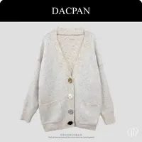 DACPAN-“星落金花”重工亮片羊毛 毛衣外套 2025/盼·PP 1186