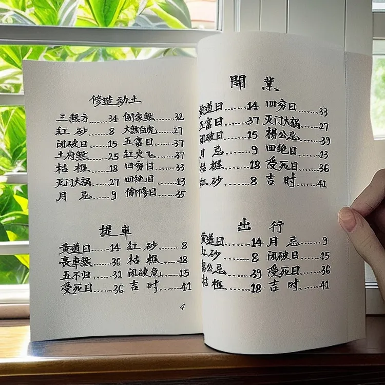 择日象吉通書完整版通俗易懂学文化用品手工线装收藏