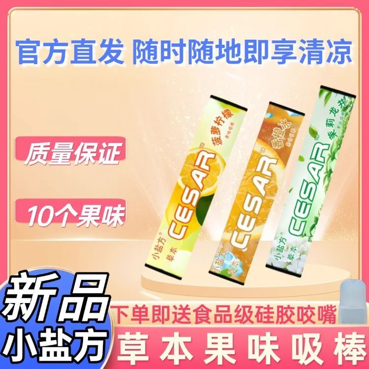 小盐方果味吸棒嘴替清新口气辅助戒烟替代品清凉淡香便携式