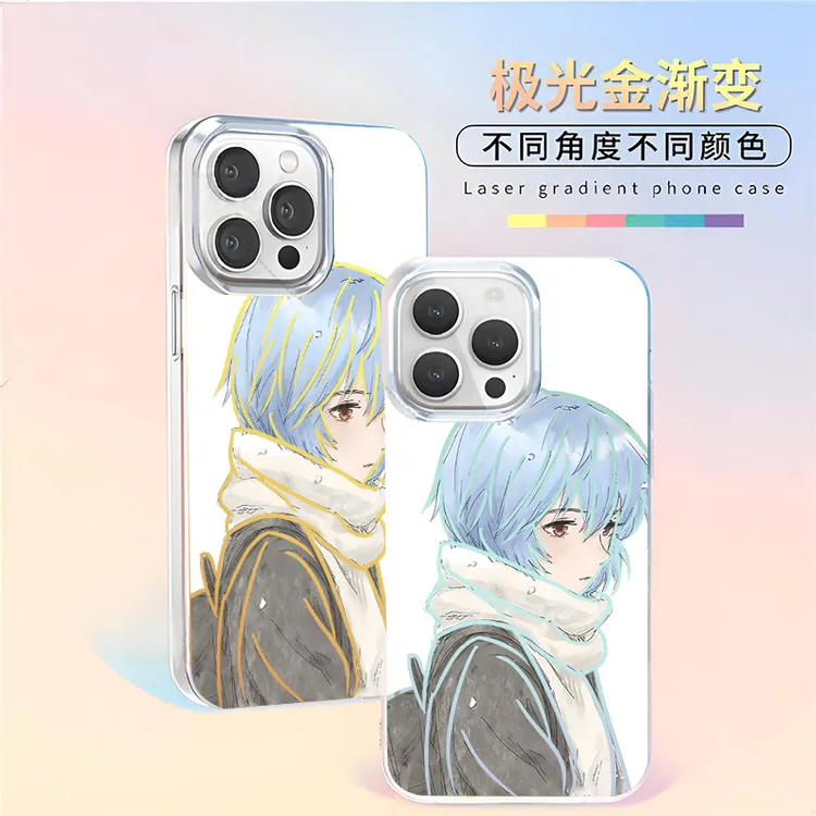 eva凌波丽极光金手机壳适用于苹果华为OPPOVIVO荣耀小米27