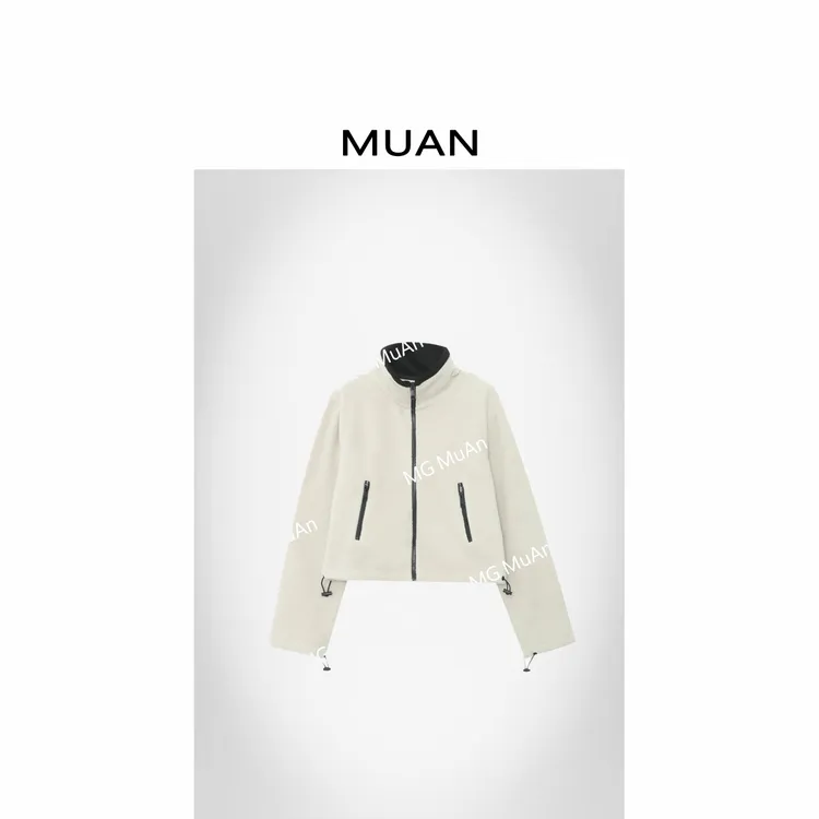 木岸MUAN：《小先锋外套》“先锋系列”定制卫衣拉链外套上衣女JD-828