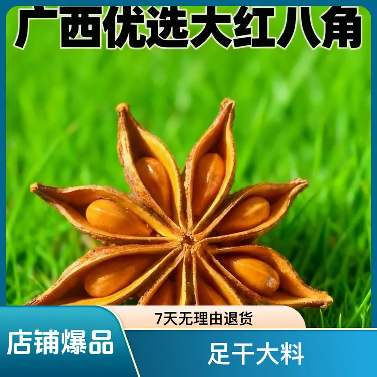 广西深山足干无硫大红老树八角调味料家用去腥炖菜提香大料