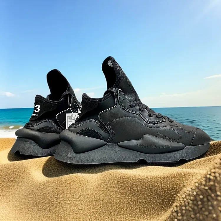 夏季正品时尚运动鞋男百搭y3gzclsw黑武士忍者老爹鞋潮黑色休闲鞋