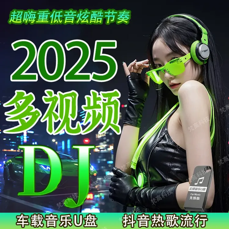 车载u盘视频2025新歌抖音网红流行DJ无损高品质MV高清mp4汽车优盘