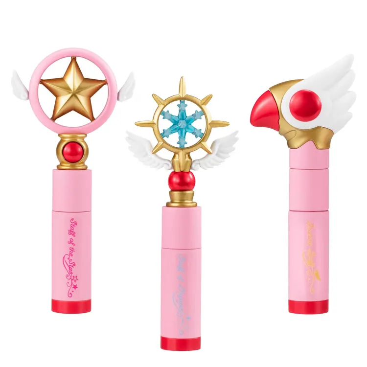  魔卡少女樱 唇膏盒 手杖魔法杖扭蛋随机一抽