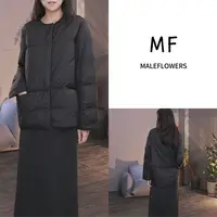 东倪MF 新款90绒时尚轻薄羽绒服圆领轻暖宽松保暖外套 85DS-69