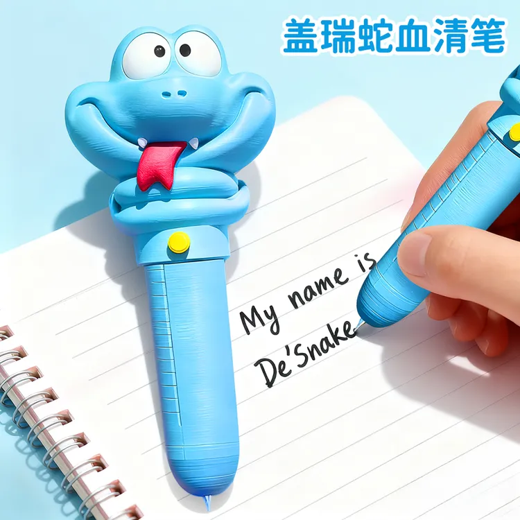 2026新款盖瑞血清解毒笔高颜值疯狂动物城2卡通3d打印按压笔周边
