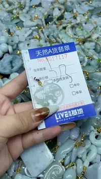 【闪购商品】翡翠颈饰未镶嵌天然A货翡翠