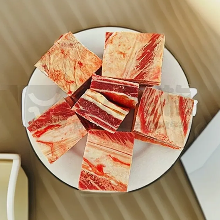 整切牛排原切清真肥瘦相间四肋牛排顺丰发货适合烧烤的食材