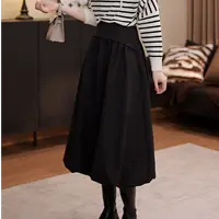 【新款上新】马克华菲女装百搭秋季欧若风气质半身裙F53028A535 qq