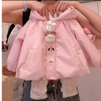 女童2025年冬款加绒加厚棉服外套