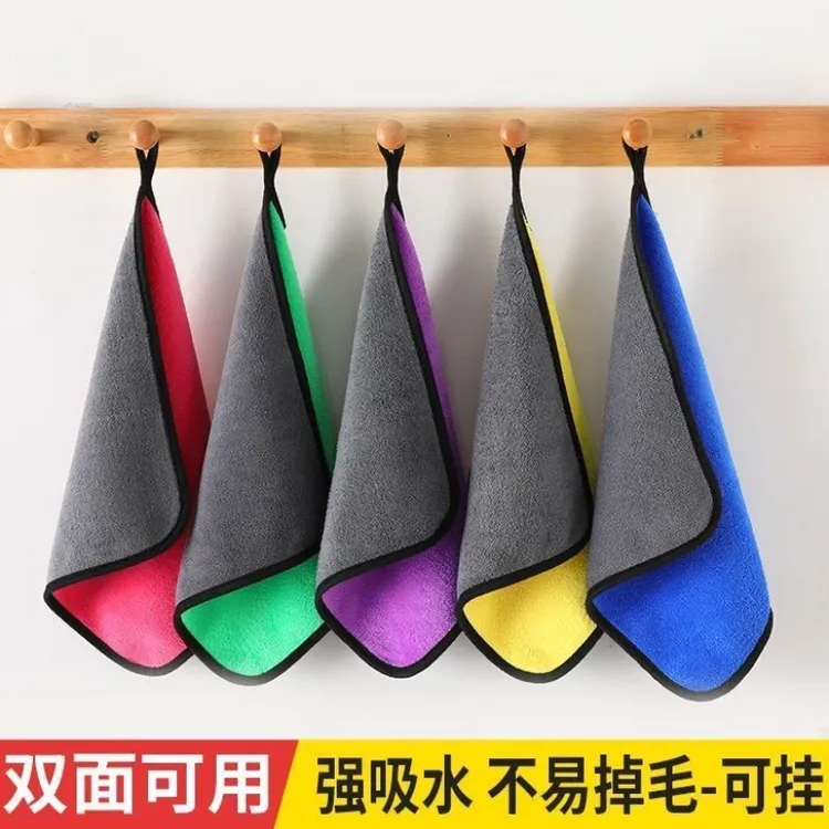 【拍一发十】厨房可挂式抹布家政家务吸水不掉专用清洁可挂式抹布