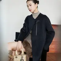 【格一专场专属】长袖厚款毛呢外套常规新中式短款一粒扣冬季DD019