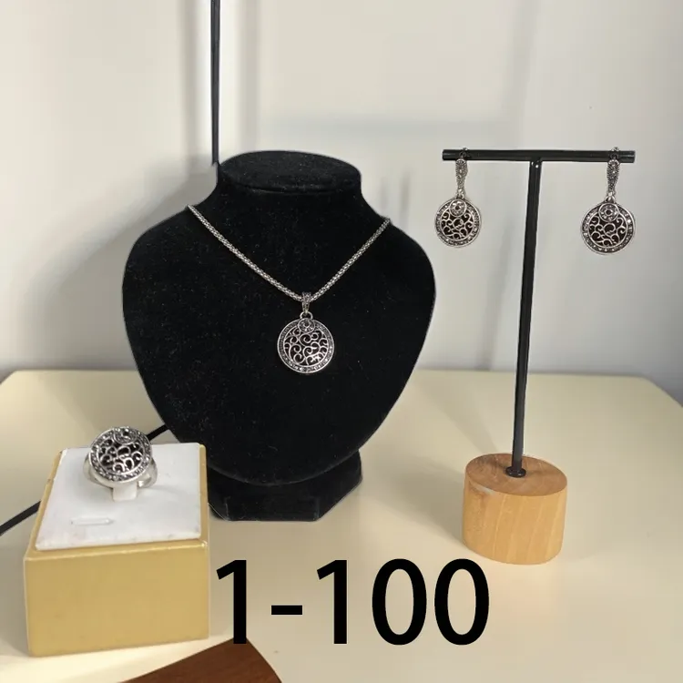 钛钢仿珍珠仿珍珠吊坠 复古项链民族风女镶嵌满钻轻奢小众