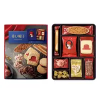 【保质期至26.1.17】日本进口 红帽子蓝色什锦礼盒饼干168.6g*1盒