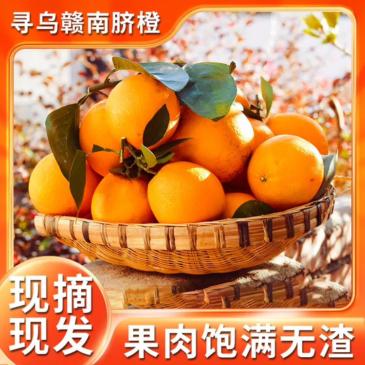正宗江西赣南脐橙新鲜现摘当季甜橙子10斤江西赣州产地直发20斤