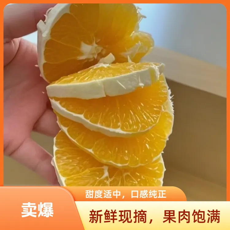 江西赣南正宗脐橙当季现摘新鲜清甜多汁水果产地直发橙子赣南脐橙
