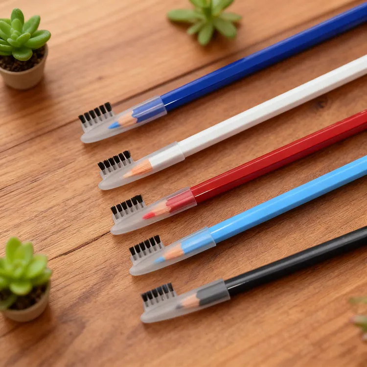 可水洗的彩色铅笔适用于光滑面料划线打板水洗消失六角铅笔羽绒服