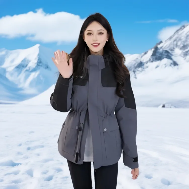 【可拆卸/一衣三穿】雪中飞可拆卸羽绒服男女同款连帽加厚保暖外套