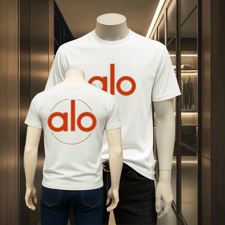 夏季冰感重磅纯棉短袖男女同款休闲时尚美式ins潮牌T恤圆领上衣