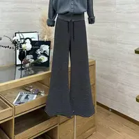 【海街日记】美式复古条纹垂感高腰显瘦休闲裤-70333