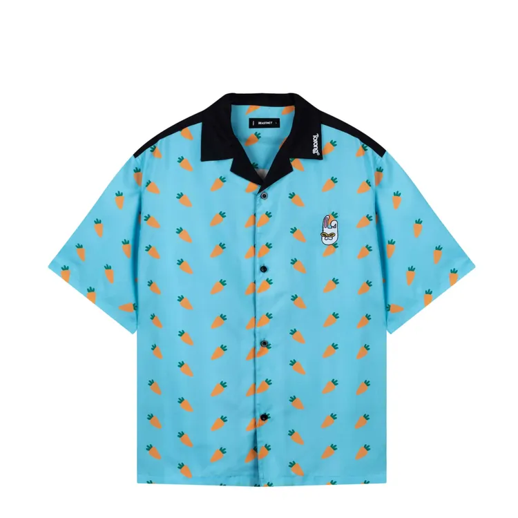 地球游戏厅系列 开襟短袖衬衫