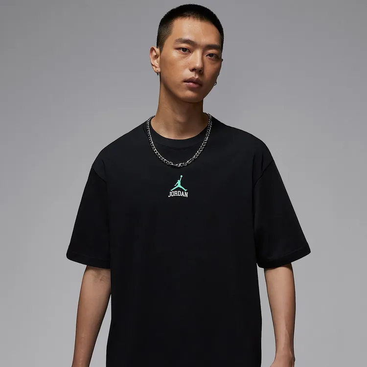 耐克Jordan男子新款休闲透气印花短袖运动T恤 IM3354-010