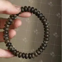 增香沉香木质非遗Y料芽庄特殊蕾蕾BQ陳水5*8算盘珠单圈（纹理随机）