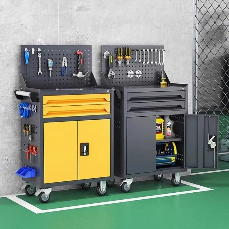汽修工具车车间工具柜多功能工具箱小推车维修五金零件加厚手推车