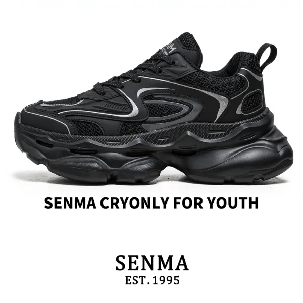 森马男鞋夏季新款厚底网面透气运动老爹鞋男款百搭个性时尚休闲鞋