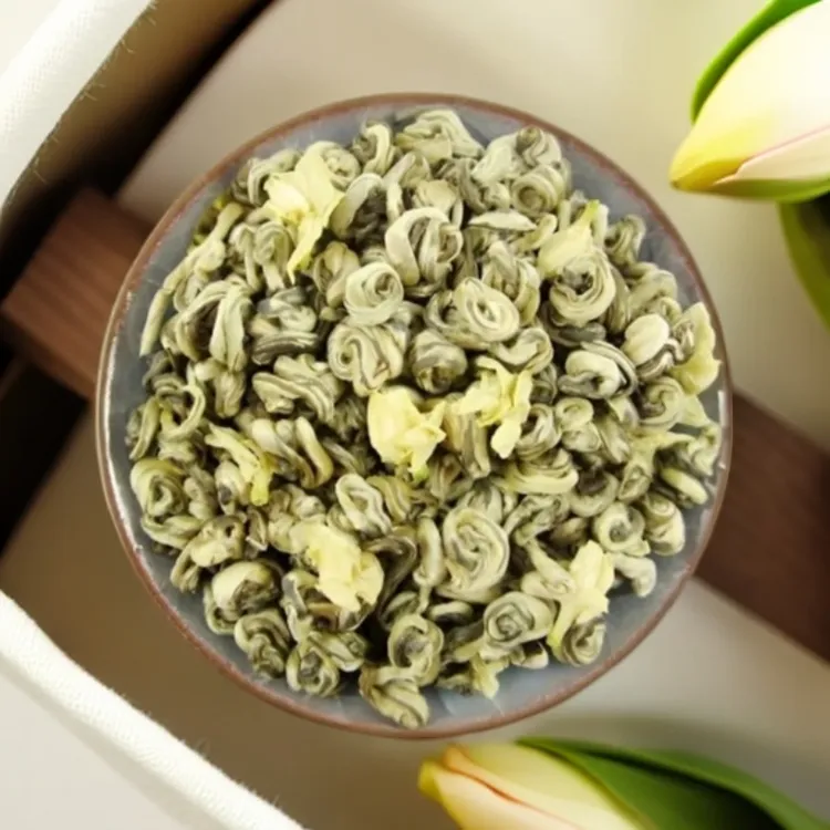 茉莉花茶玉螺王浓香型耐泡全芽型花草茶