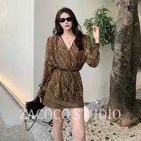 【ZACOCO】秋季老钱风松弛感贵气出游千金清冷感贵系衣服3350