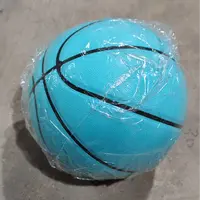 湖蓝色耐磨篮球适合青少年运动用品 颜色规格随机 JX