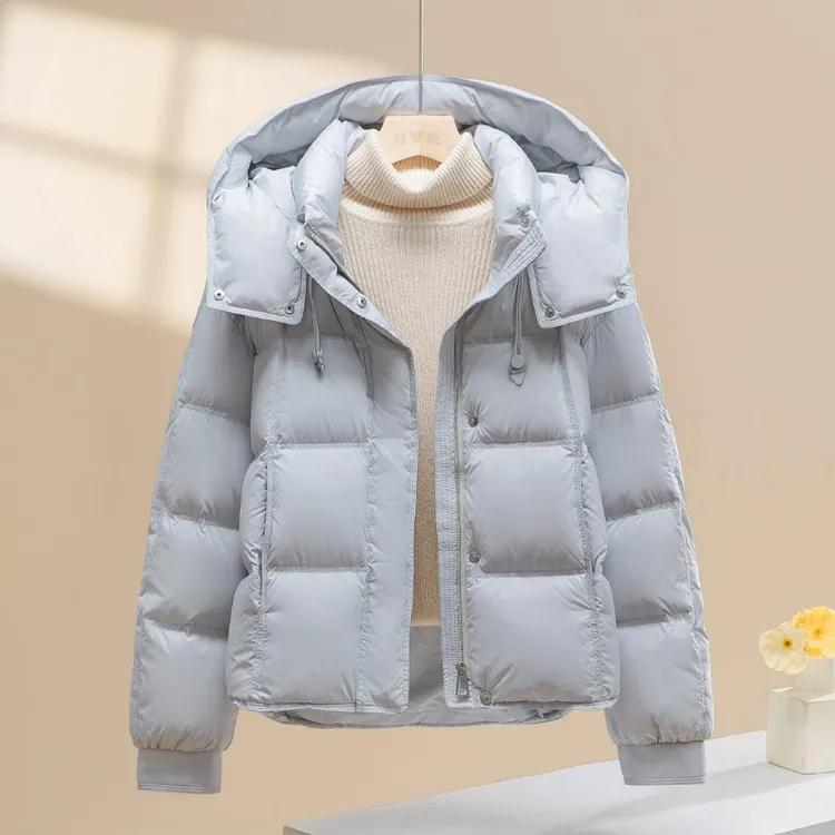 显白气质欧版棉服外套女设计感冬季新款大码宽松慵懒时尚棉衣袄子