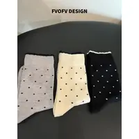 FVOFV【点点袜】经典多色长筒点点袜LY9999