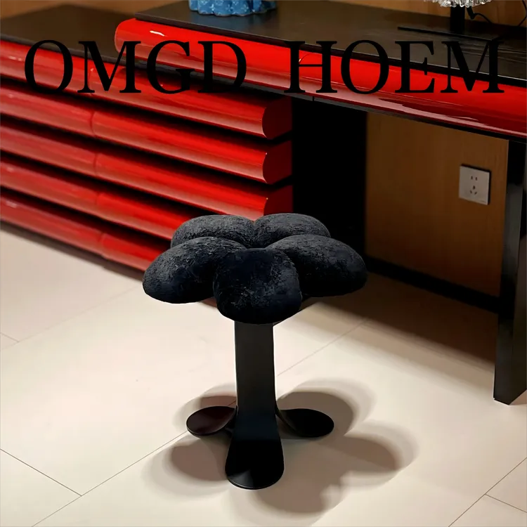 设计师极莫奈妆凳花瓣凳家用梳妆台凳高级感化妆椅网红梳妆台椅