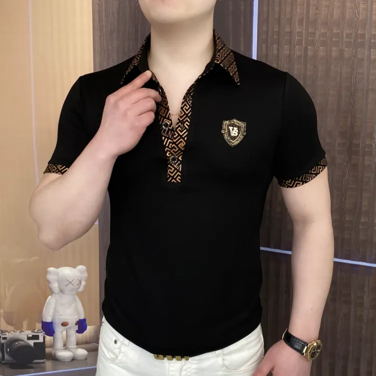 【总裁同款】夏金富豪男士Polo衫男士翻领polo新款休闲夏季半袖