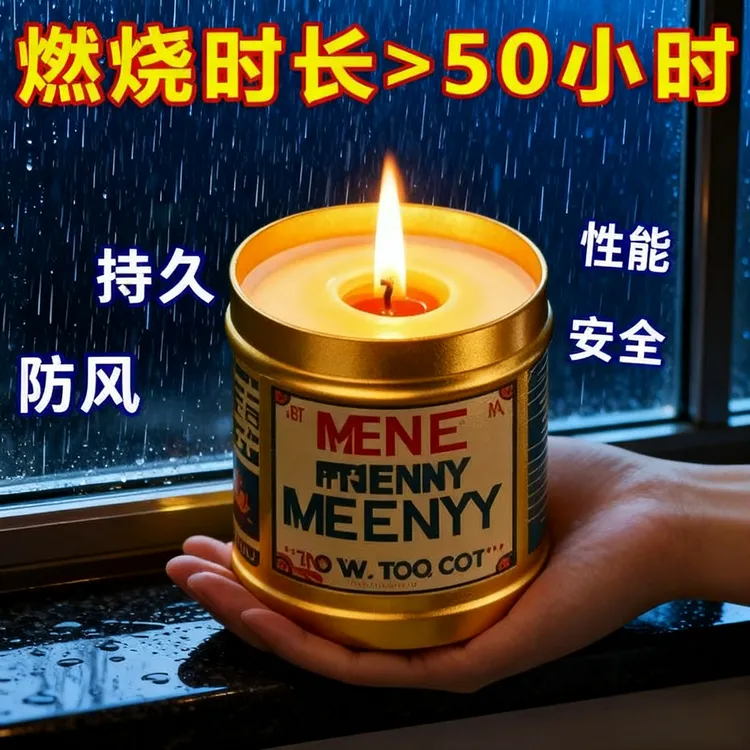 应急无味停电备用防灾蜡烛防风蜡烛电照应急家用生存地震无烟紧急