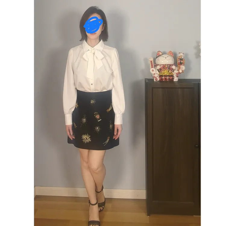 春秋纯色蝴蝶结OL淑女气质薄款长袖衬衫衬衣女装时尚百搭