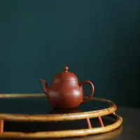 观一茶堂 | 宜兴九瀚·黑骨烧癸卯高梨大红袍80ml独孔大红袍紫砂壶