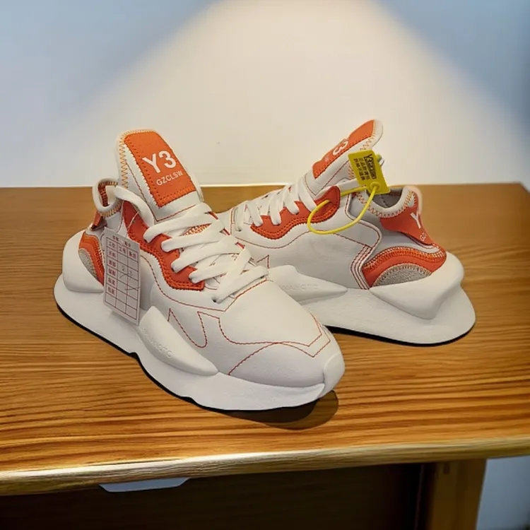 Y3GZCLSW正品白橙色爆款潮鞋厚底时尚休闲百搭男女同款运动老爹鞋