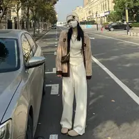 M1299 相信显瘦十斤就拍！休闲裤 四色可选！裤长103 款号GY23905