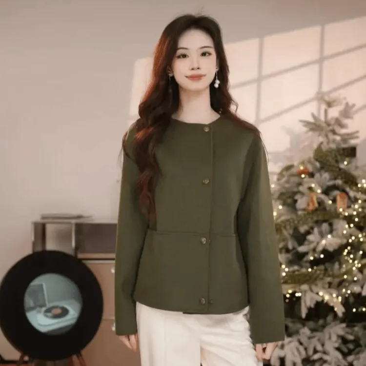 GIRDEAR/哥弟秋冬新款简约休闲百搭时尚绵羊毛爆款外套140029