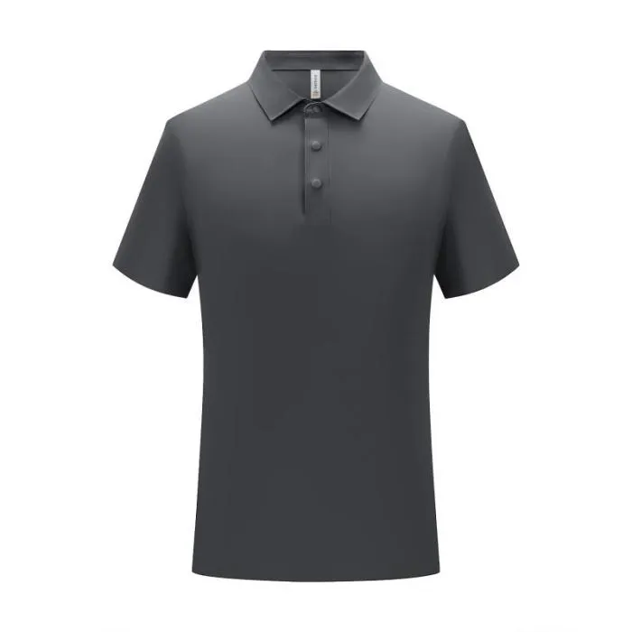 夏季常规Polo衫商务polo衫男子翻领冰丝情侣衫透气纯色