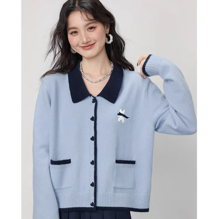 【大码】315毛衣开衫外套女装2025秋装新款高级感上衣女针织衫